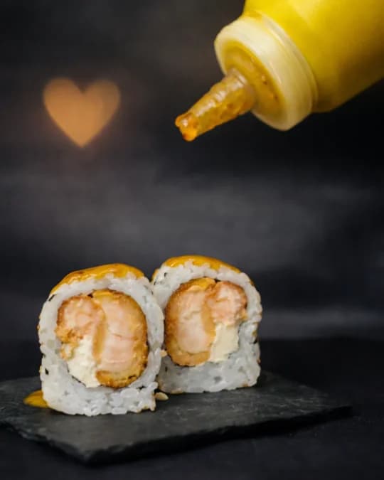 Roll Crocante de Salmón